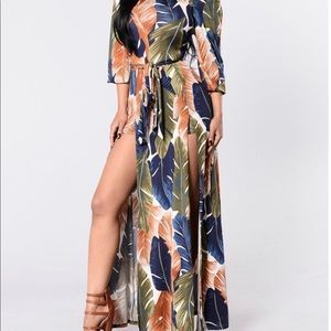 Off the shoulder Printed dress